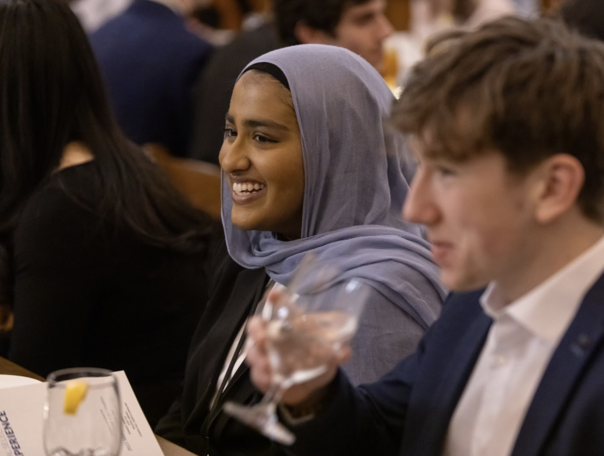 Nabiha Rahman (‘25) officially accepts the offer to join the University of North Carolina at Chapel Hill as a Morehead-Cain Scholar. (Photo used with permission from Nabiha Rahman)